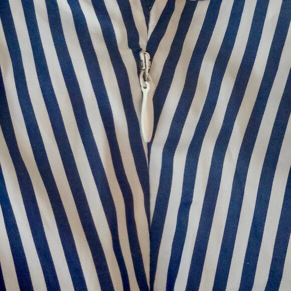 HARSHMAN Maia Striped Ruffle Blouse X-Small Asymmetrical Peplum‎ | NWT $216 - Picture 4 of 5